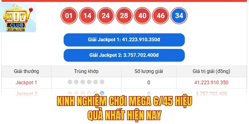 Kinh nghiệm chơi Mega 6/45 hiệu quả nhất hiện nay
